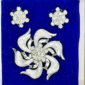 Vintage Costume Rhinestone Jewelry set